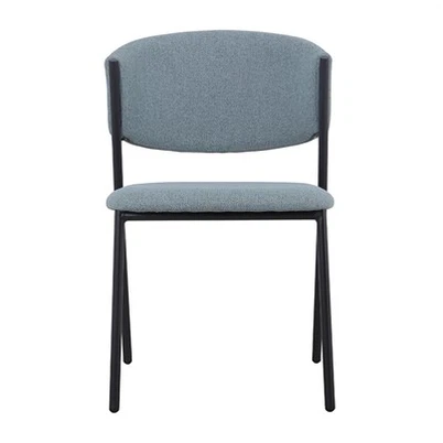 Semi-Curved Backrest Dining Chair